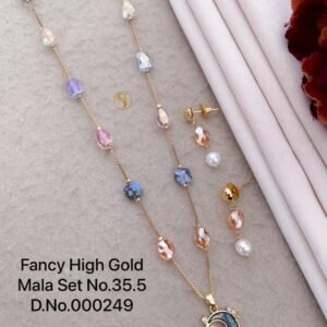 Fancy High Gold Mala Set