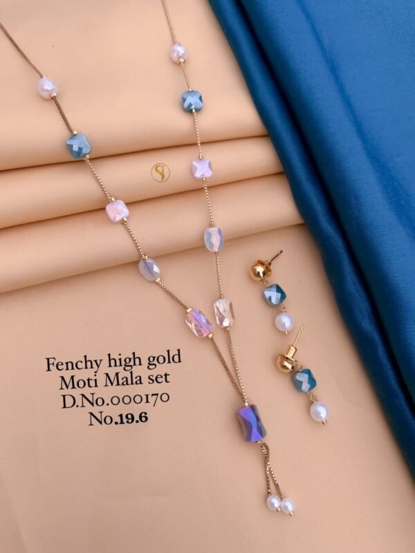 Fancy High Gold Mala Set - Image 2