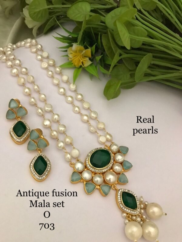 Antique Fusion Mala Set - Image 3