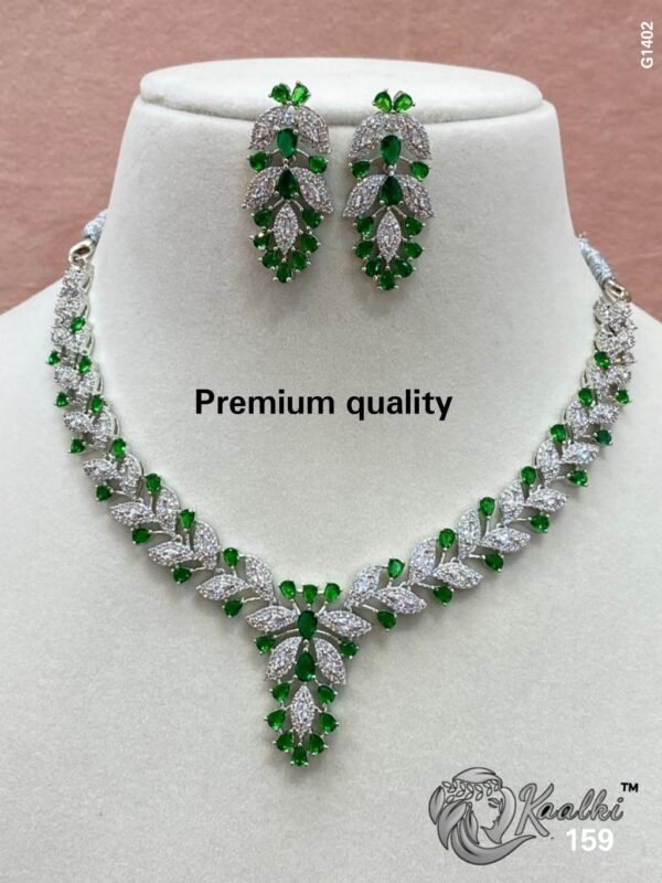 White Finish Ad Necklace