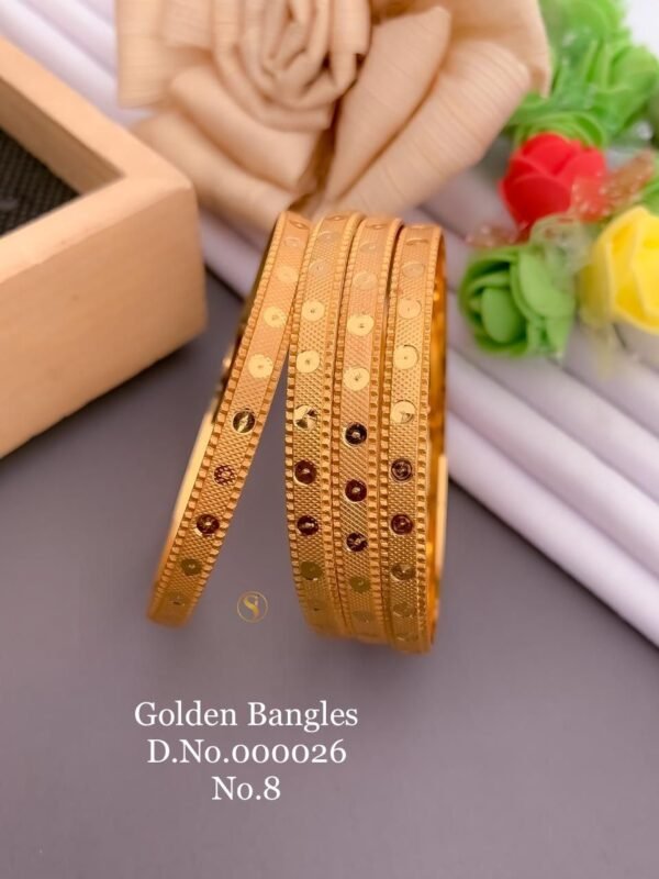 Brass High Gold Bangles