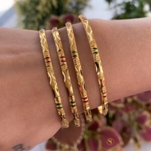Brass High Gold Bangles