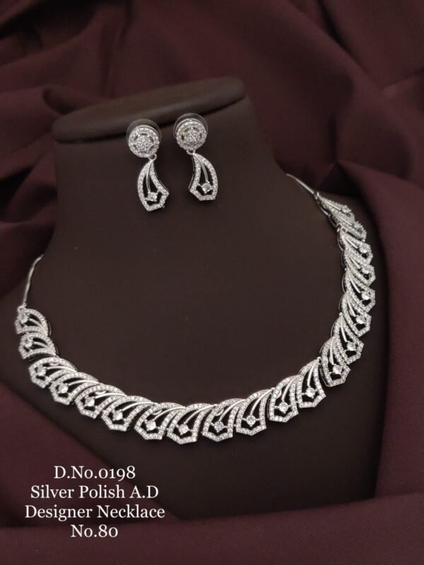 Silver Polish Designer Necklace
