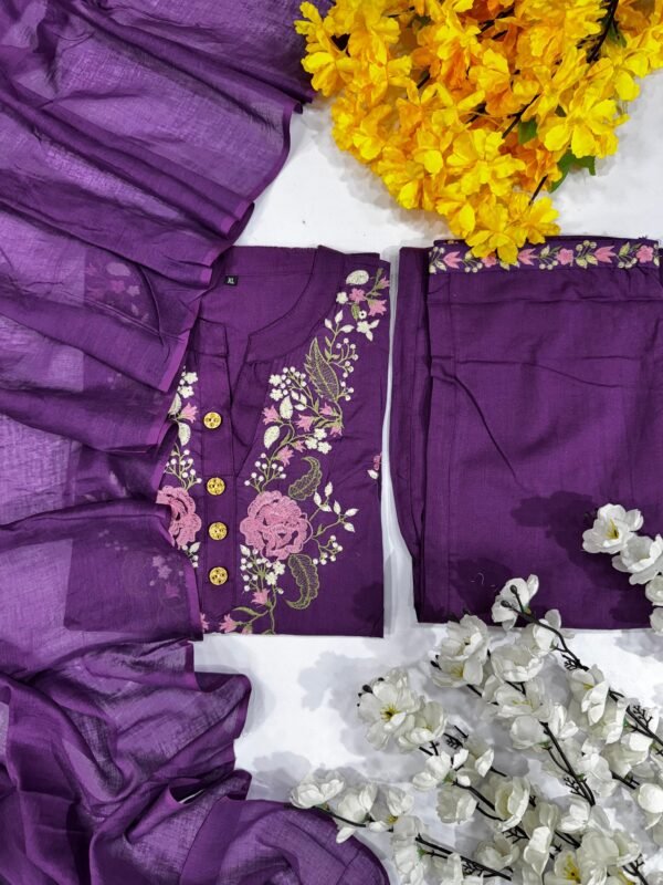 Heavy Embroidery Design Kurta Set - Image 2