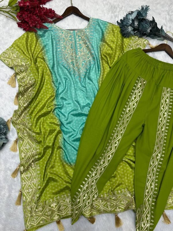 Kaftan With Dhoti Set - Image 4