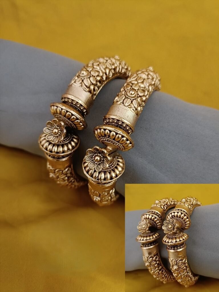 Brass high gold bangles from Araha Online Store