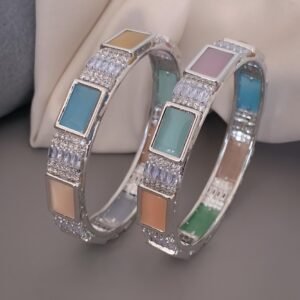 silver bangles for women