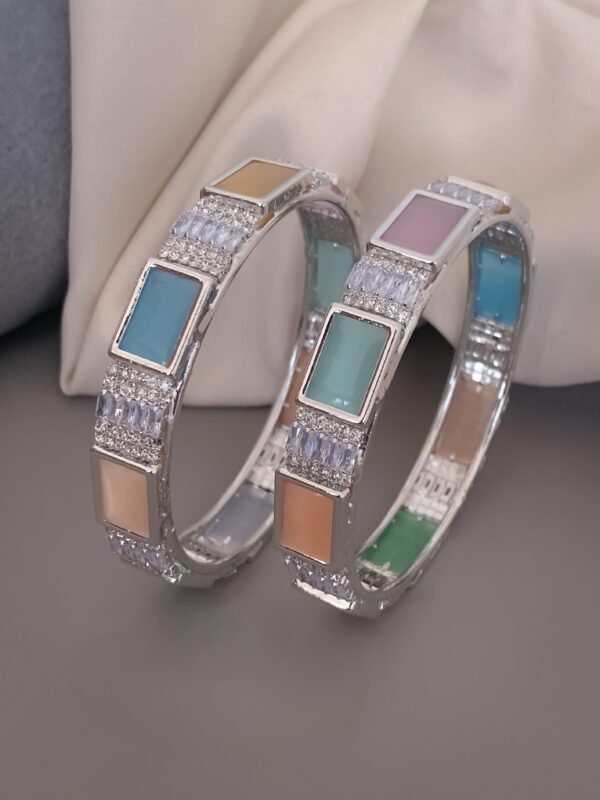 silver bangles for women